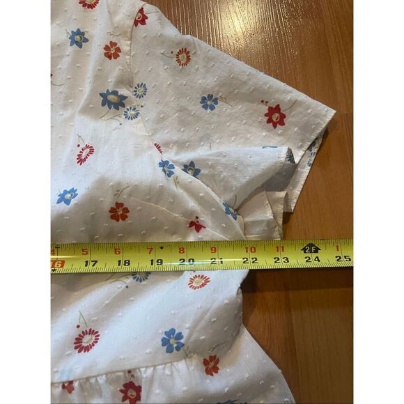 Madewell Tiered Mini Flower Cottagecore Dress Women’s Plus Size XXL - Picture 8 of 9